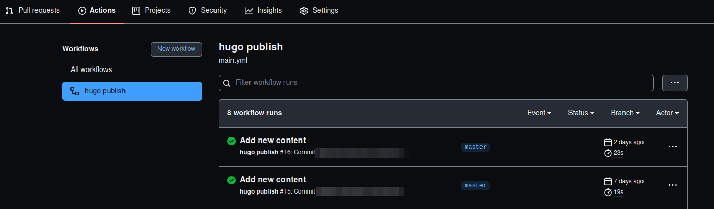 Liftoff Static Site With GitHub Actions · Weblog